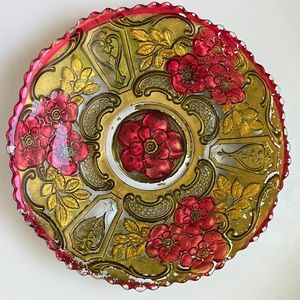 VTG GOOFUS GLASS A Large Plate 10-1/2"